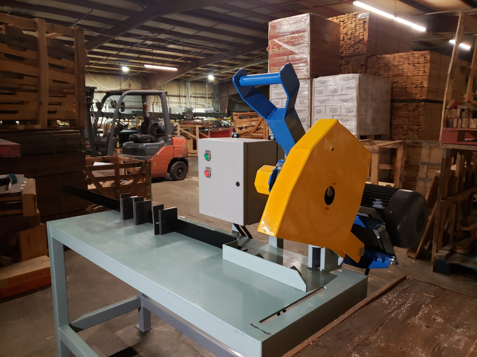 Custom industrial cut-off saw build