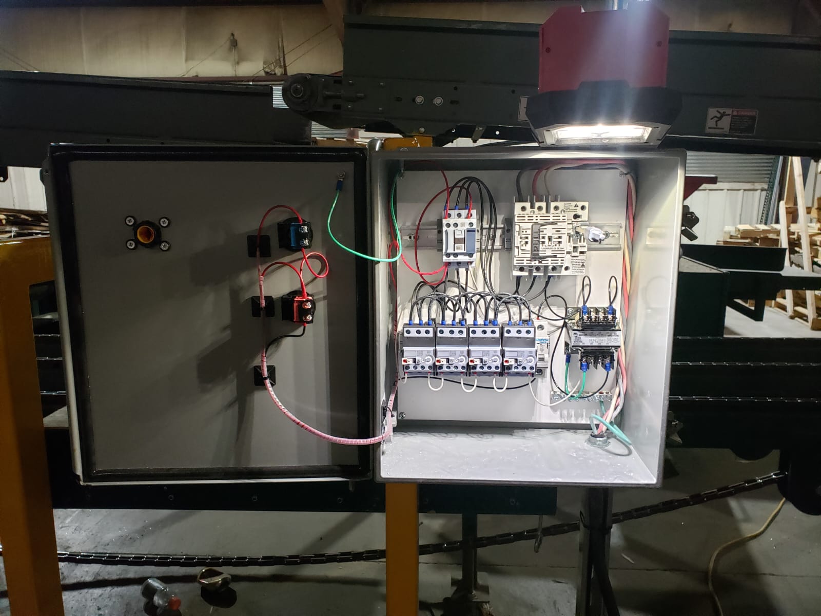 New control cabinet wiring & build